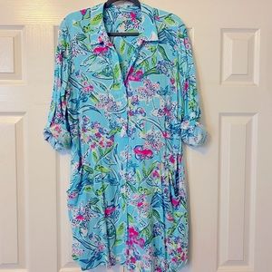 Lilly Pulitzer Shirtdress with pockets